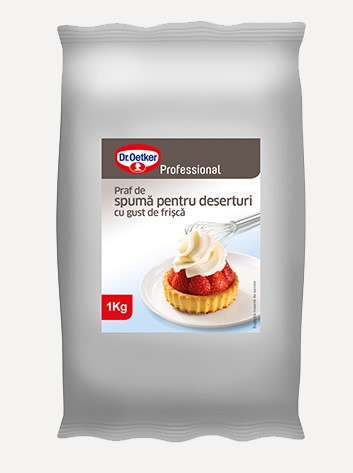 Mix pentru spumă pentru deserturi cu gust de frişcă