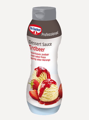 Sos pentru desert cu gust de căpșuni