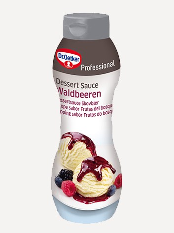 Sos pentru desert cu gust de fructe de pădure